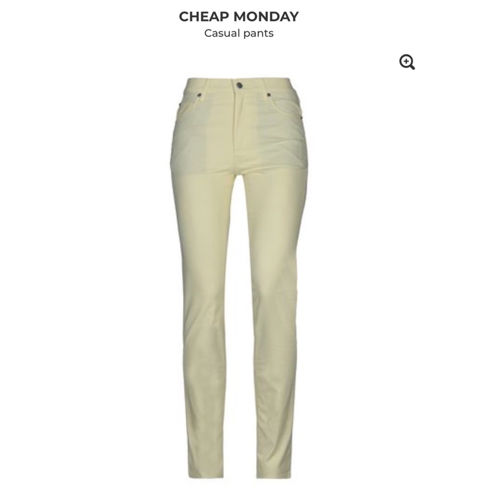 Cheap Monday Pale Yellow Jeans